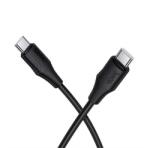 hoco. x124 adatkábel, type-c - type-c, 60w, gyorstöltő, 100cm, fekete (X124_C_C_B)