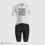 Sportful FAST NOT FUN női kezeslábas, fehér/fekete (M)