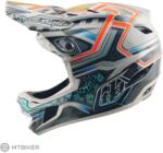 Troy Lee Designs HELMA D4 COMPOSITE bukósisak, lowrider szürke (XL (60-61 cm))