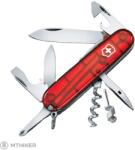 Victorinox Spartan Lite zsebkés, átlátszó piros