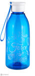 FORCE Drop Tourist kulacs, 0.6 l, átlátszó/kék