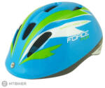 FORCE Fun Stipes gyerek sisak, kék/zöld (M (52-56 cm))