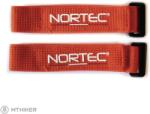 NORTEC rugalmas tépőzár, pár, narancssárga