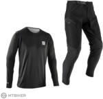 Leatt MTB Gravity 1.0 gyerekszett, ghost black (L)