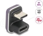 Delock Адаптер USB-C 40Gbps 240W 8K (60737)
