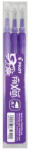 Pilot Rezerva roller Pilot Frixion Ball/Clicker, 0.7 mm, violet, 3 bucati/set (MINAPILOT0.7MOV)