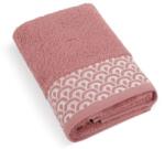 BellaTEX frottír törölköző, Krajka 500 g K/321, régies rózsaszín, 50 × 100 cm (12900)
