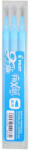 Pilot Rezerva roller Pilot Frixion Ball/Clicker, 0.5 mm, bleu, 3 bucati/set (PBLSFR5LBS3)