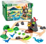 BRIO World Dinoszaurus Deluxe szett vasúti pályával 63610400 (63610400)