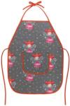BELLATEX Gyermek kötény Adela, 37 × 47 cm ( 3-5 éves korig ) 7850/089 tündér, szürke (12426)