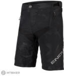 Endura MT500JR gyerek rövidnadrág béléssel, fekete terepszínű (7-8 évesre)