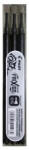 Pilot Rezerva roller Pilot Frixion Point/Clicker, 0.5 mm, negru, 3 bucati/set (PBLS-FRP5-B-S3)