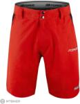 FORCE Blade MTB rövidnadrág betéttel, piros (XL)