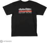 Troy Lee Designs Factory Racing póló, fekete/piros (M)