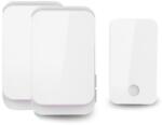 TopVista Sonerie wireless kinetica cu 2 posturi de interior TopVista H603, 95 dB, 150 m, instalare usoara (H603)