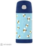 Thermos gyermek termosz szívószállal, 355 ml, honey bees