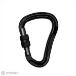 Singing rock BORA Screw karabiner, fekete
