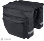 FORCE Noem Bud csomagtartó táska, 2x18 l, fekete