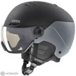 uvex wanted visor pro v sisak, black/silver matt (58-62 cm)