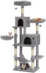 Feandrea Macska kaparófa, nagy cicáknak, szürke 60x60x199cm