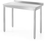  Acél fali konyhai munkaasztal széllel 80x60cm - Hendi 811238
