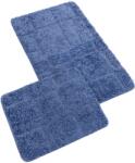 BELLATEX Fürdőszoba szett, Bany Silver 60 × 100 cm + 60 × 50 cm 425/004 kék (13246)