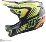 Troy Lee Designs HELMA D4 POLYACRYLITE sisak, qualifier black/yellow (S (55-56 cm))