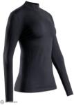 X-BIONIC MIGHTYWOOL félig cipzáras női póló, fekete (L)