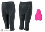 FORCE Lady Bike női 3/4 nadrág betéttel, fekete (XS)