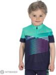 CUBE TeamLine gyerek mez, kék/mentazöld (XL)
