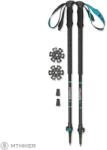 Warmpeace Touring túrabot, 100 - 140 cm, black/turquoise green