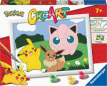 Ravensburger Kit de pictat după numere Ravensburger CreArt - Pokemon (23622)