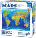 KS Games Puzzle KS Games din 1500 piese - Harta politică a lumii (22043) Puzzle
