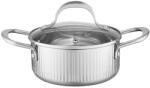 Ambition Curly fazék üveg fedővel 16 cm 1, 4 l ind (5907078410555)