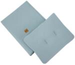 EKO Ágynemű szett 2 részes muszlin Blue 30x40 cm, 75x100 cm - pepita