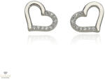 Újvilág Kollekció Ezüst szív fülbevaló - 02107-80