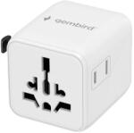 Gembird Adaptor universal de alimentare de călătorie Alb (TPA-INT-01-W)
