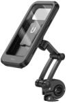hoco. CA101 kerékpáros és motoros telefontartó kormányra rögzíthető, IPX4, FEKETE (CA101)