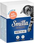 Smilla 24x380g Smilla falatkák aszpikban lazac nedves macskatáp
