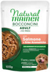 Natural Trainer 6x100g Natural Trainer Bocconcini Adult Small & Toy falatkák szószban nedves kutyatáp - Lazac