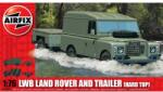 Airfix Classic Kit militar A02324 - LWB Land Rover (Hard Top) și Remorcă (1: 76) (30-A02324)