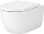 Cersanit Navado wc csésze lassú záródású ülőkével függesztett perem nélkül mély öblítéssel fehér fényes S4036-001 (S4036001)