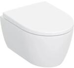 Geberit iCon fali kerámia WC TurboFlush technológiával és ülőkével, rövidített kivitel, matt fehér (GE-503.049.JT.1)