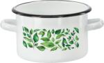 Chomik Castron emailat 2 L 16 cm alb Ficus *9143 (CH-EMA9143)