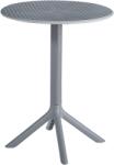 TEMPO KONDELA Kerti asztal, szürke, SAILOR