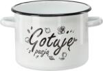 Chomik Oală Emailată 4, 5 L 20 cm Albă - Gătesc cu Pasiune *2396 (CH-EMA2396)