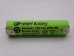 GP Batteries Acumulator GP 80AAAH 1.2V Ni-Mh 800mAh R3 AAA cu lamele pentru lipire Baterie reincarcabila