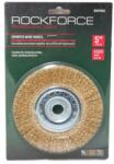 ROCKFORCE Perie rotativă din sârmă pentru polizor unghiular, moale, 125 mm (FS-29085)