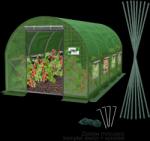 Garden Line TUNEL DE SERĂ DIN POLIETILENĂ PE 4 SEGMENTE VERDE 6 x 3 x 2 M *5613 (CH-TUN5613)