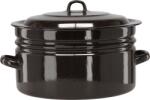 Chomik Oală emailată directă 25 L, 40 cm, maro Z/P *3608 (CH-EMA3608)